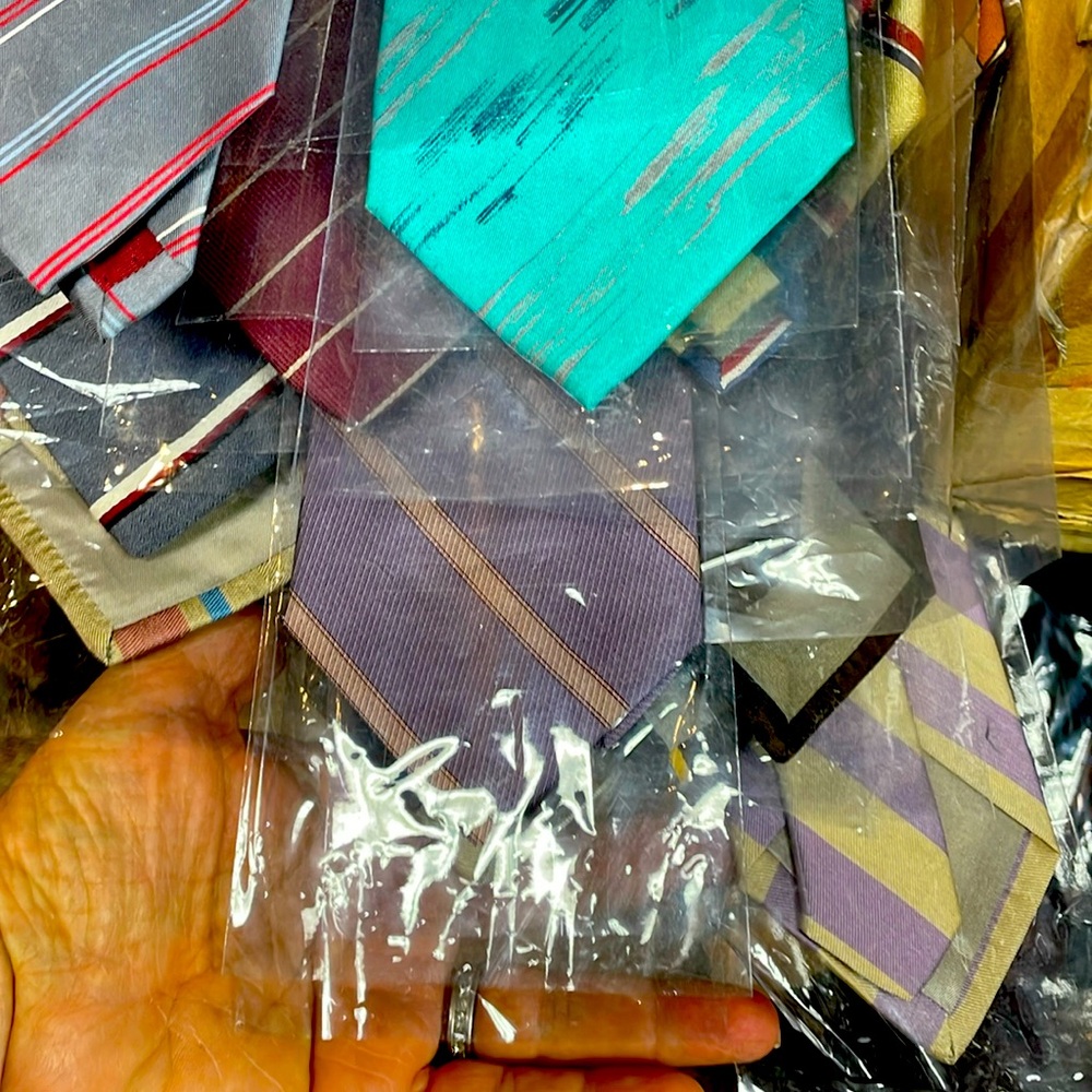 NWT Lot of Men's Neck Tie's 50 Assorted Silk or wool Ties for Men / young men.